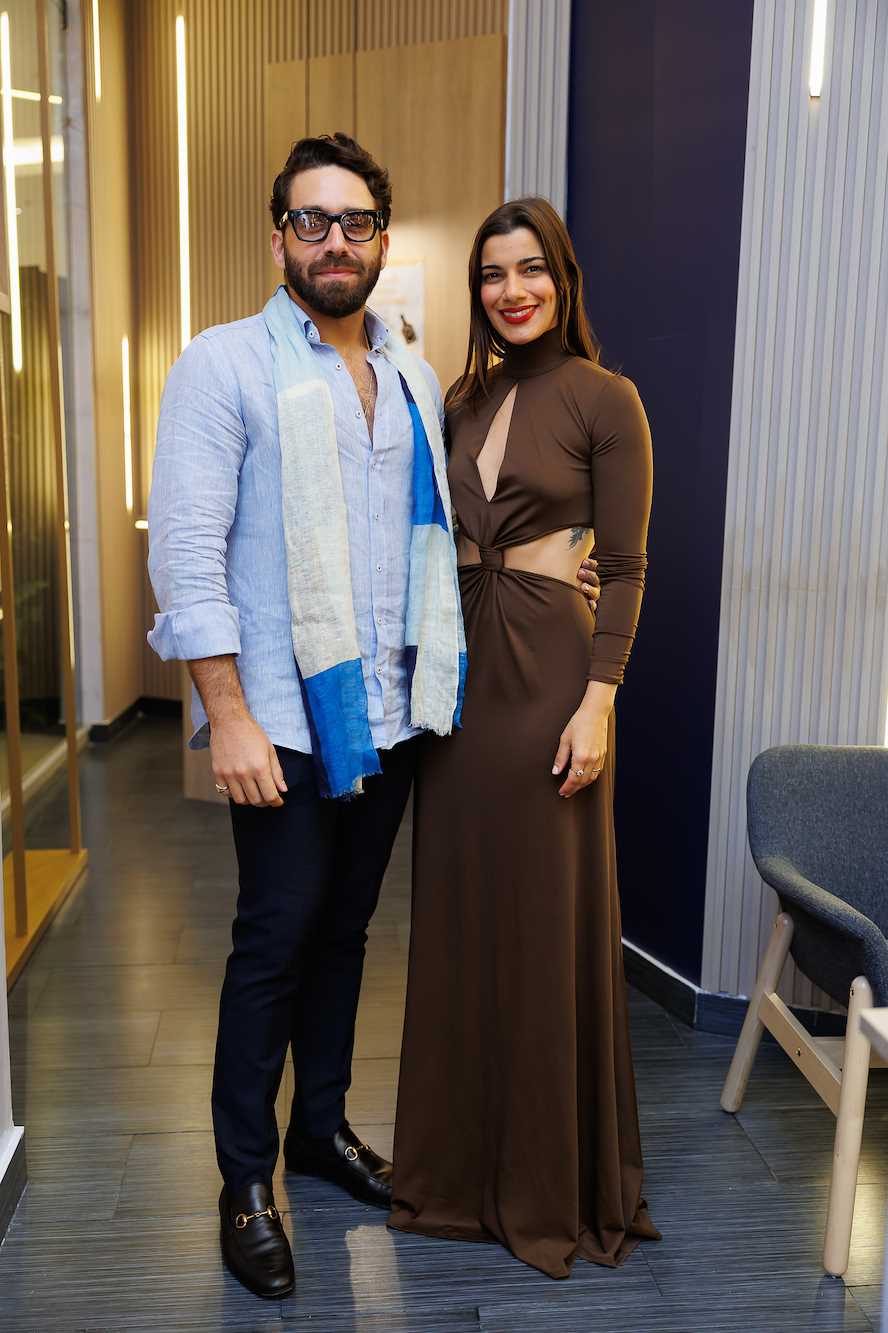 David Maler y Nashla Bogaert.