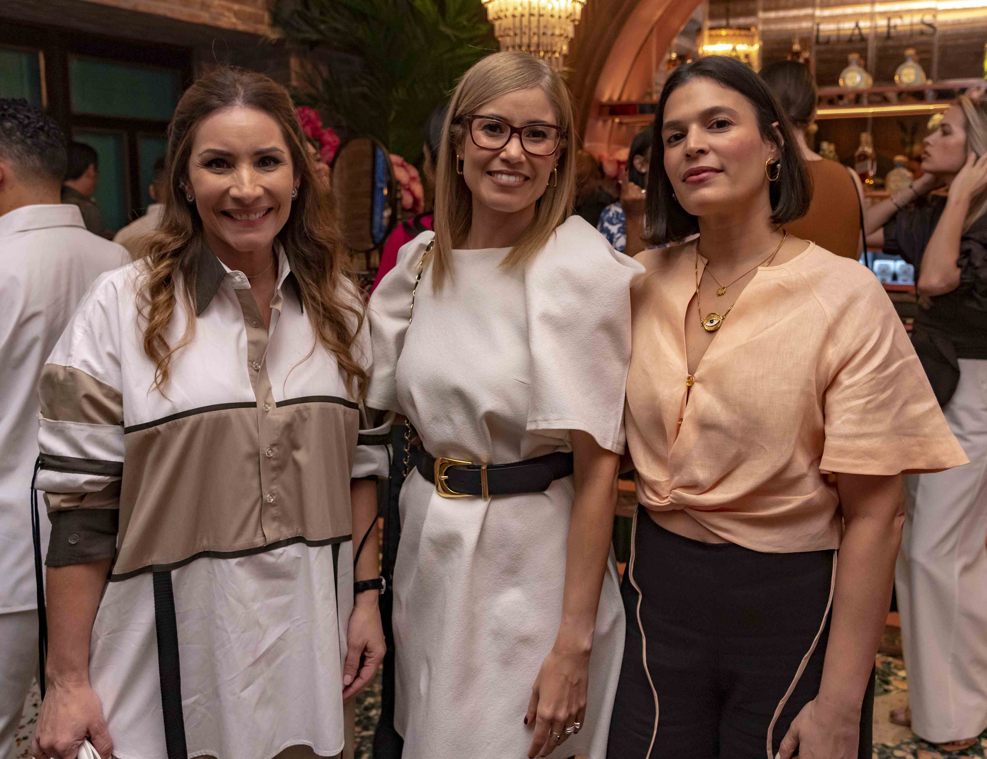 Karina Cortorreal, Angie Polanco y Carla Quiñones.