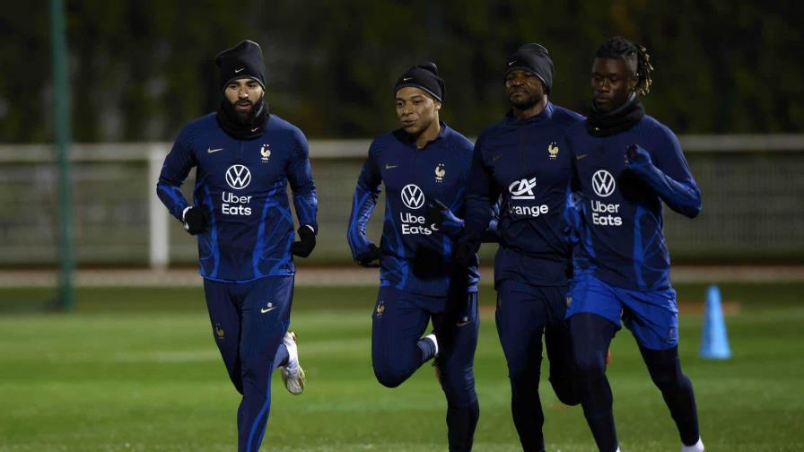 La selección francesa, actual campeona del mundo, ya descansa en su campo base de Catar