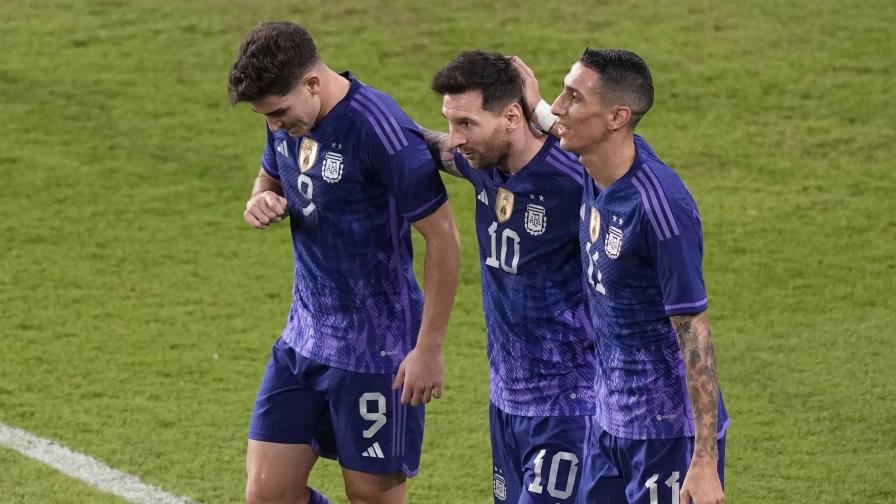 Argentina y Messi cierran fogueo con goleada a Emiratos