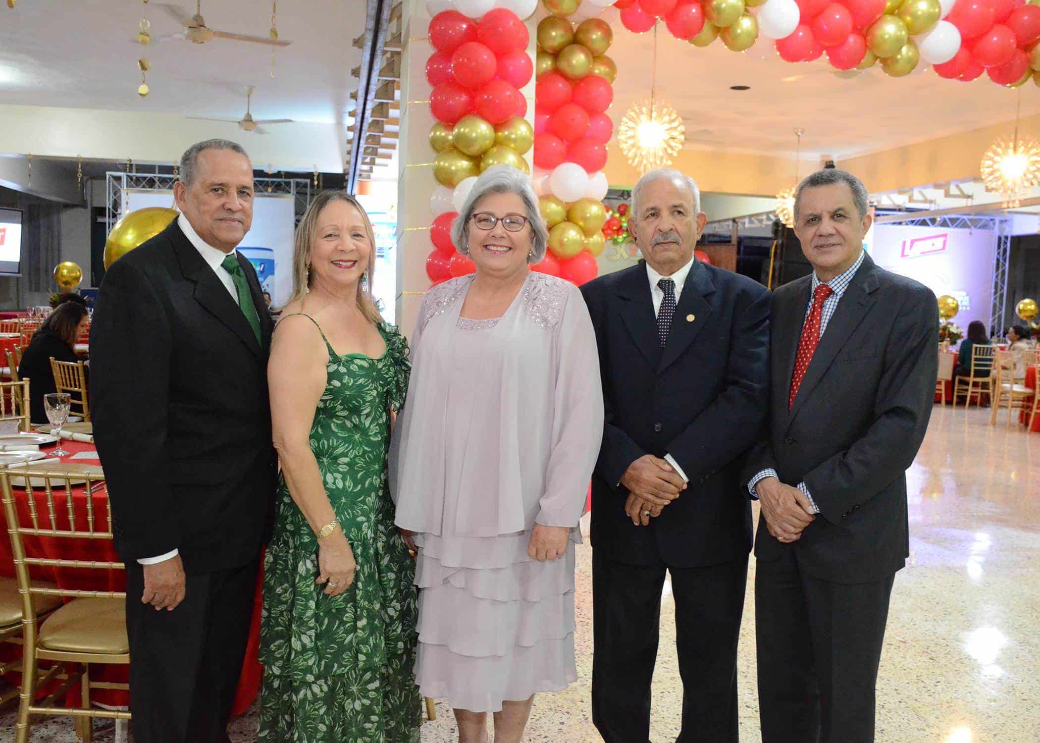 Simón Calcaño, Sulima Calcaño, Cándida Mejía, Domingo Fermín y Radhamés García