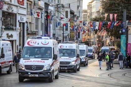 Al menos diez heridos por una explosión de gas en el centro de Estambul