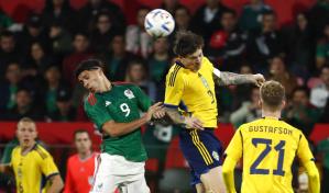 México cae ante Suecia en su último amistoso antes del Mundial de Qatar