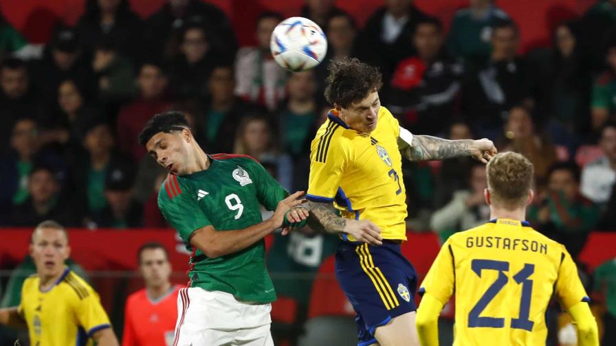 México cae ante Suecia en su último amistoso antes del Mundial de Qatar
