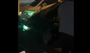 VIDEO | Conductor en v&iacute;a contraria choca dos veh&iacute;culos en la avenida Churchill y huye del lugar