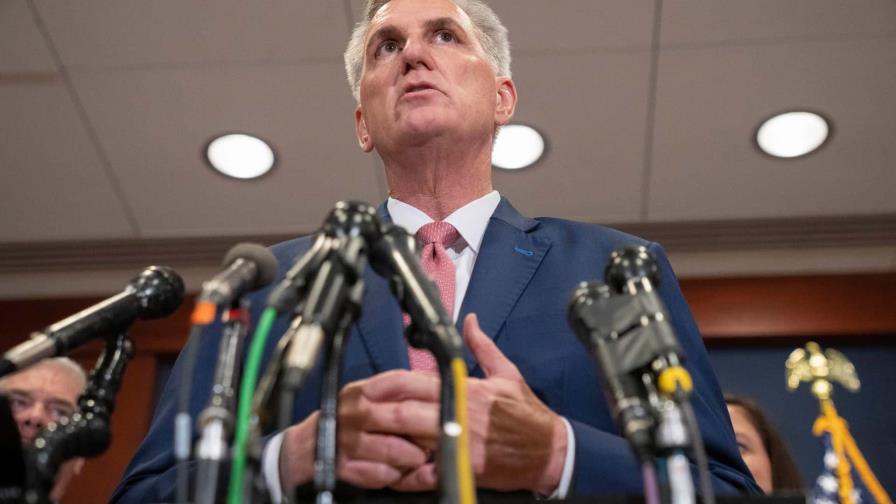 Cámara Baja de EEUU aplaza la elección de su presidente; McCarthy fracasa en tres votaciones