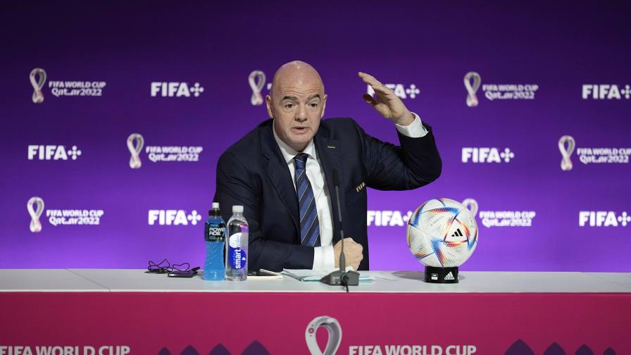 Infantino defiende a Qatar: Hay una doble moral Infantino defiende a Qatar: Hay una doble moral