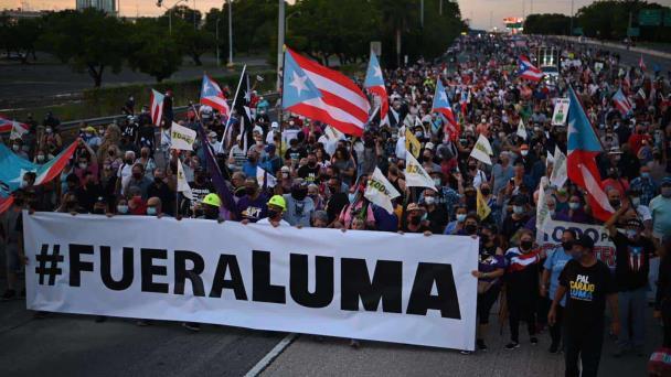 Nueva protesta contra la empresa eléctrica de Puerto Rico