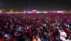 Empujones con policía qatarí en festival de aficionados