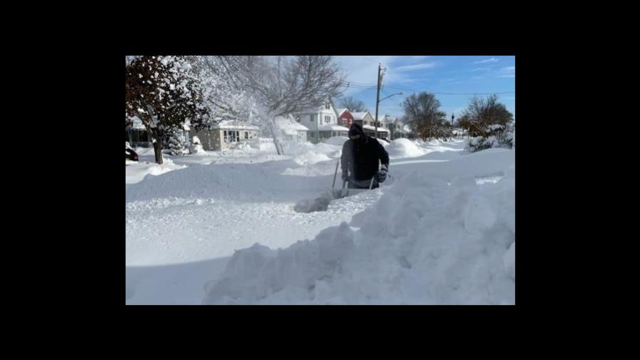 Declaran el estado de emergencia tras histórica nevada en el estado de Nueva York