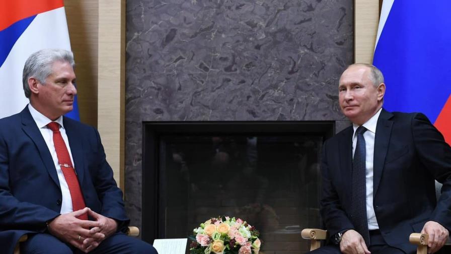 Putin y Díaz-Canel muestran unidad frente a EEUU, su enemigo común