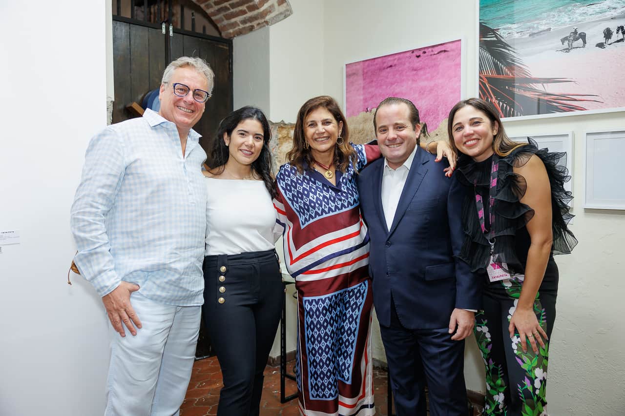 Peter Burger, Isabel Brugal, Clarissa Brugal, José Ignacio Paliza y Valerie C. Brugal.
