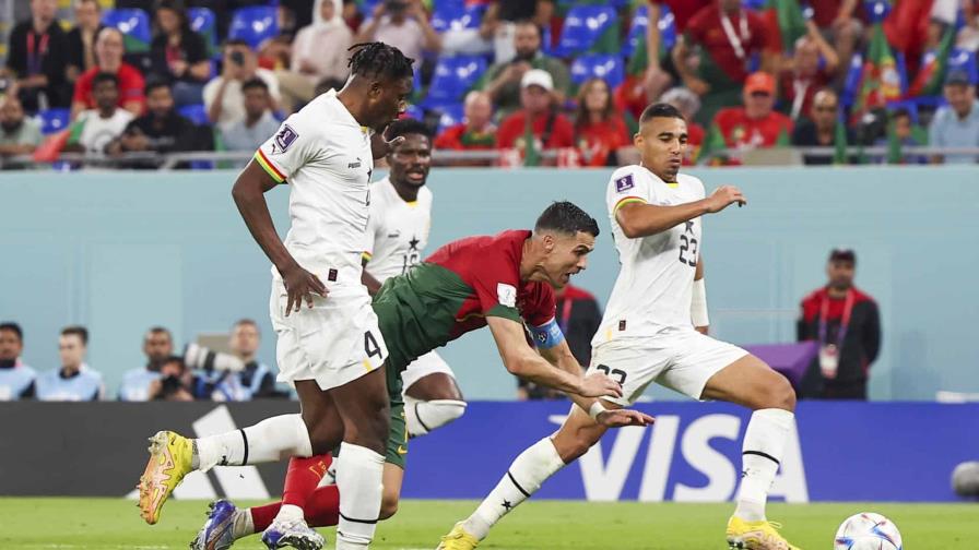 Portugal vence 3-2 a Ghana y lidera en solitario el Grupo H del Mundial Portugal vence 3-2 a Ghana y lidera en solitario el Grupo H del Mundial