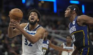 VIDEO | Timberwolves superan a Pacers, ligan 5 victorias seguidas