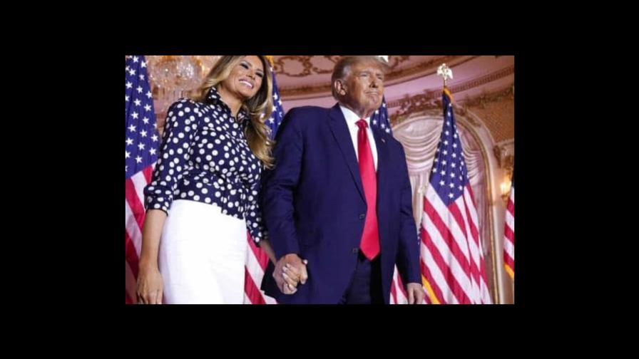 Melania Trump expresa su apoyo a la campaña de su marido para las elecciones de 2024