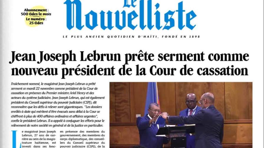 Principal diario haitiano ve minúsculo avance para regresar a la normalidad