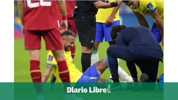 Neymar se lesiona tobillo en Mundial Qatar 2022