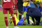 Neymar se lesiona tobillo en victoria de Brasil