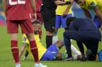 Alarma en Brasil: Neymar se lesiona tobillo en el debut