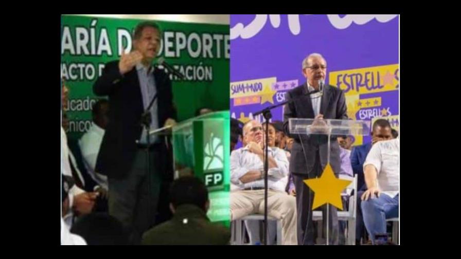 Danilo y Leonel están activos el fin de semana con juramentación de seguidores