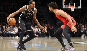 Durant, Curry lideran triunfo de Nets ante Trail Blazers