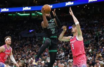 Con 36 puntos de Brown, Celtics superan a Wizards