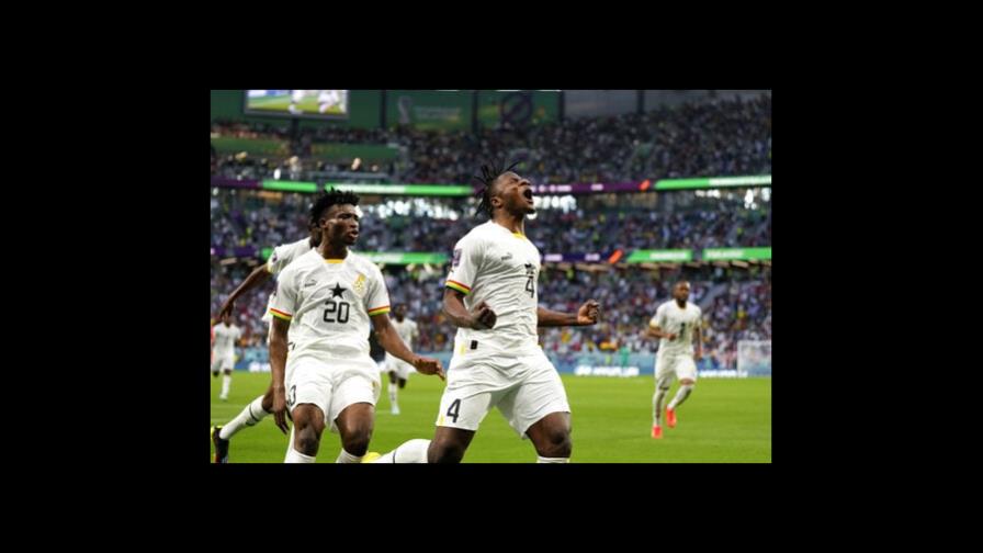 Ghana derrota a Surcorea tras vibrante segundo tiempo