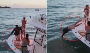 Hombre se lanza al océano por anillo tras propuesta de matrimonio que no salió como esperaba