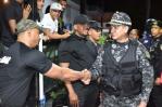 Director de la Policía supervisó patrullaje preventivo durante siete horas