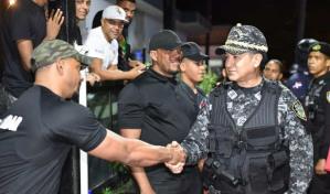 Director de la Policía supervisó patrullaje preventivo durante siete horas