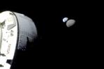 Orion capta la Luna junto a la Tierra desde su máximo alejamiento