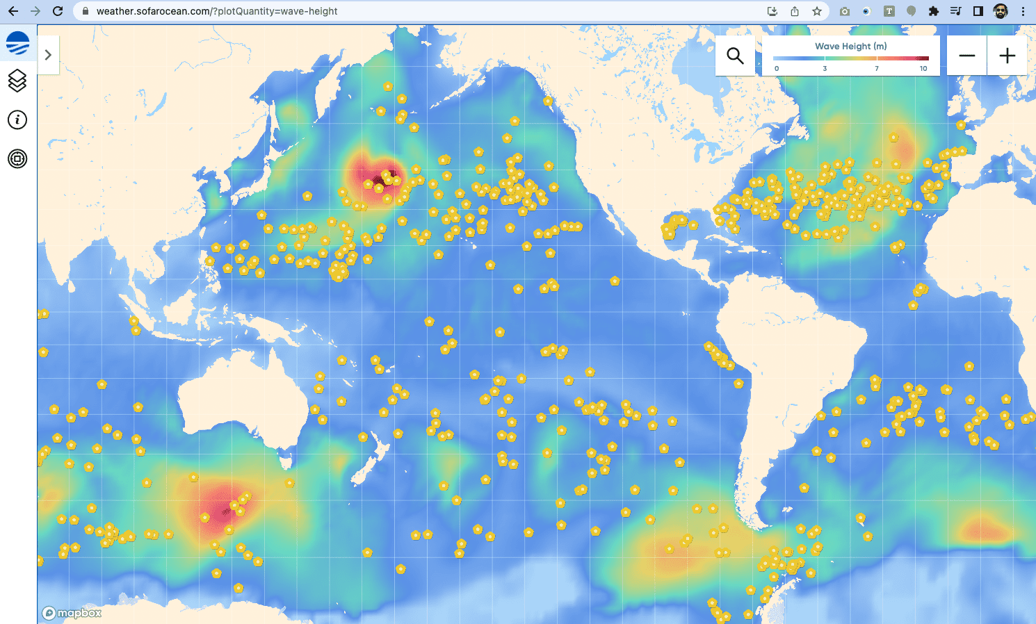 Spotters activos en el mundo.