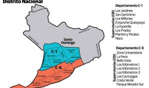 Primera etapa del patrullaje policial por cuadrantes comenzará en 17 sectores del Distrito Nacional