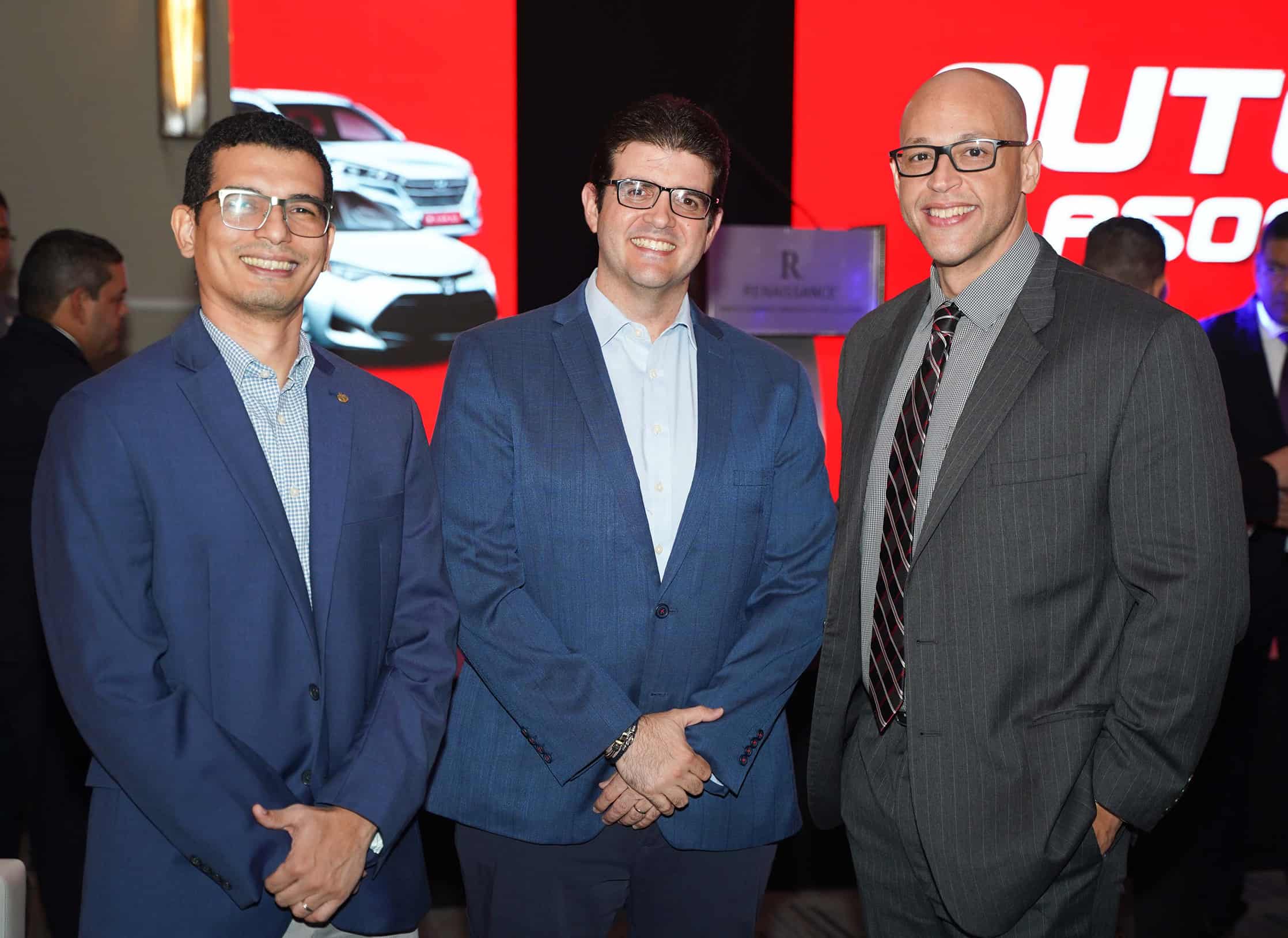 Harold Ramos, Luis Miguel Cueli y Esteban Valerio.