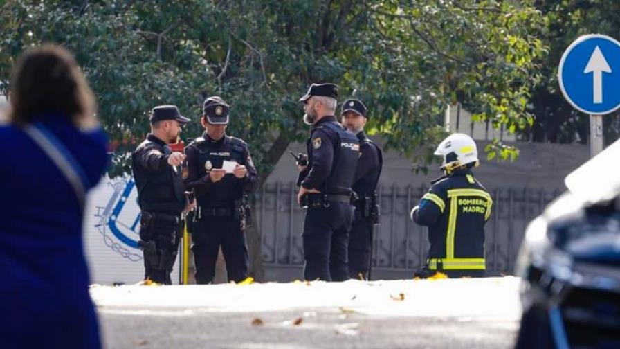 Un herido por un artefacto explosivo en la Embajada de Ucrania en Madrid