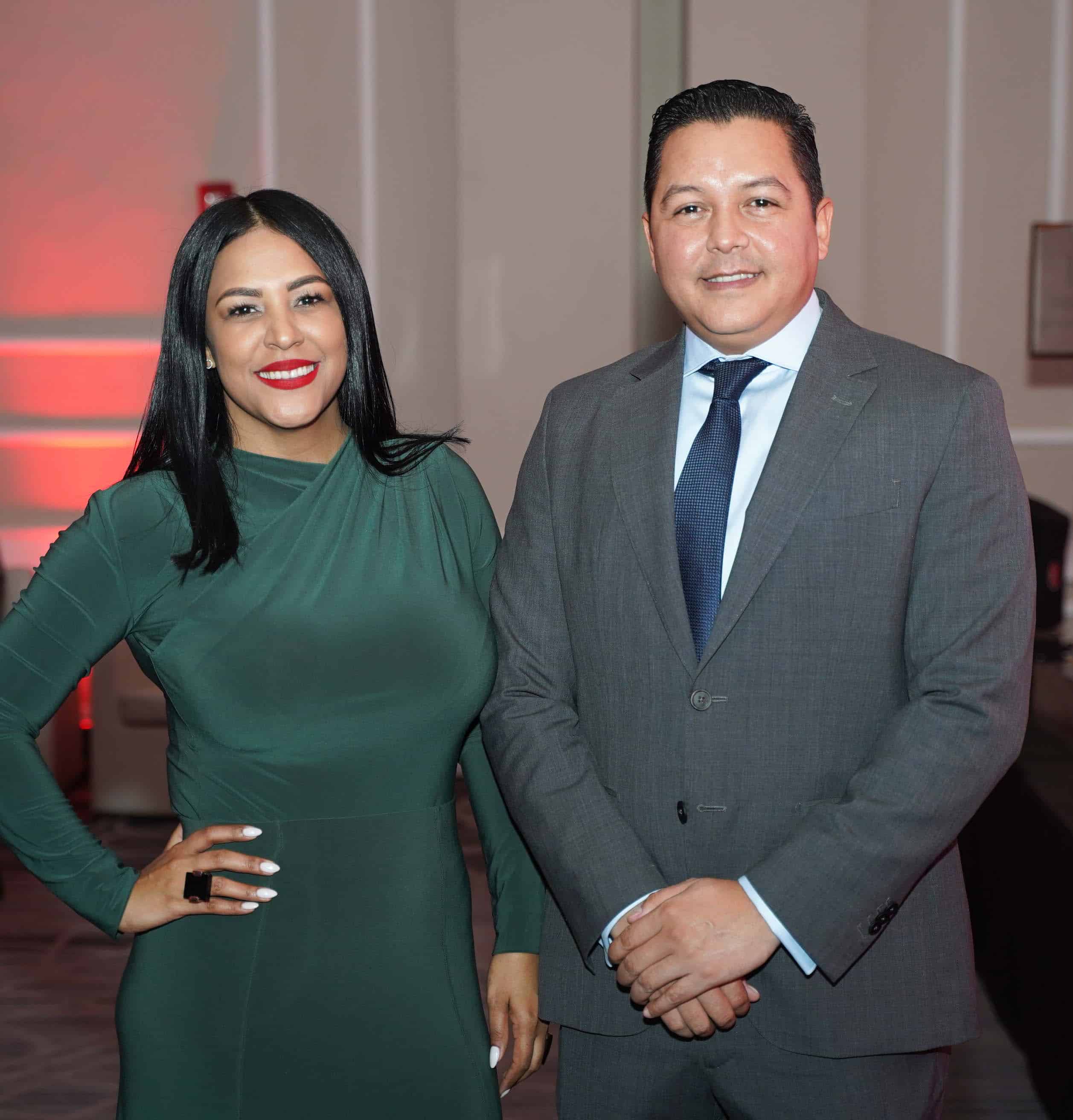 María Elena Tejeda y Félix Pujols.