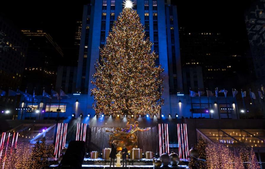 Este miércoles encienden el árbol de Navidad del Rockefeller Center
