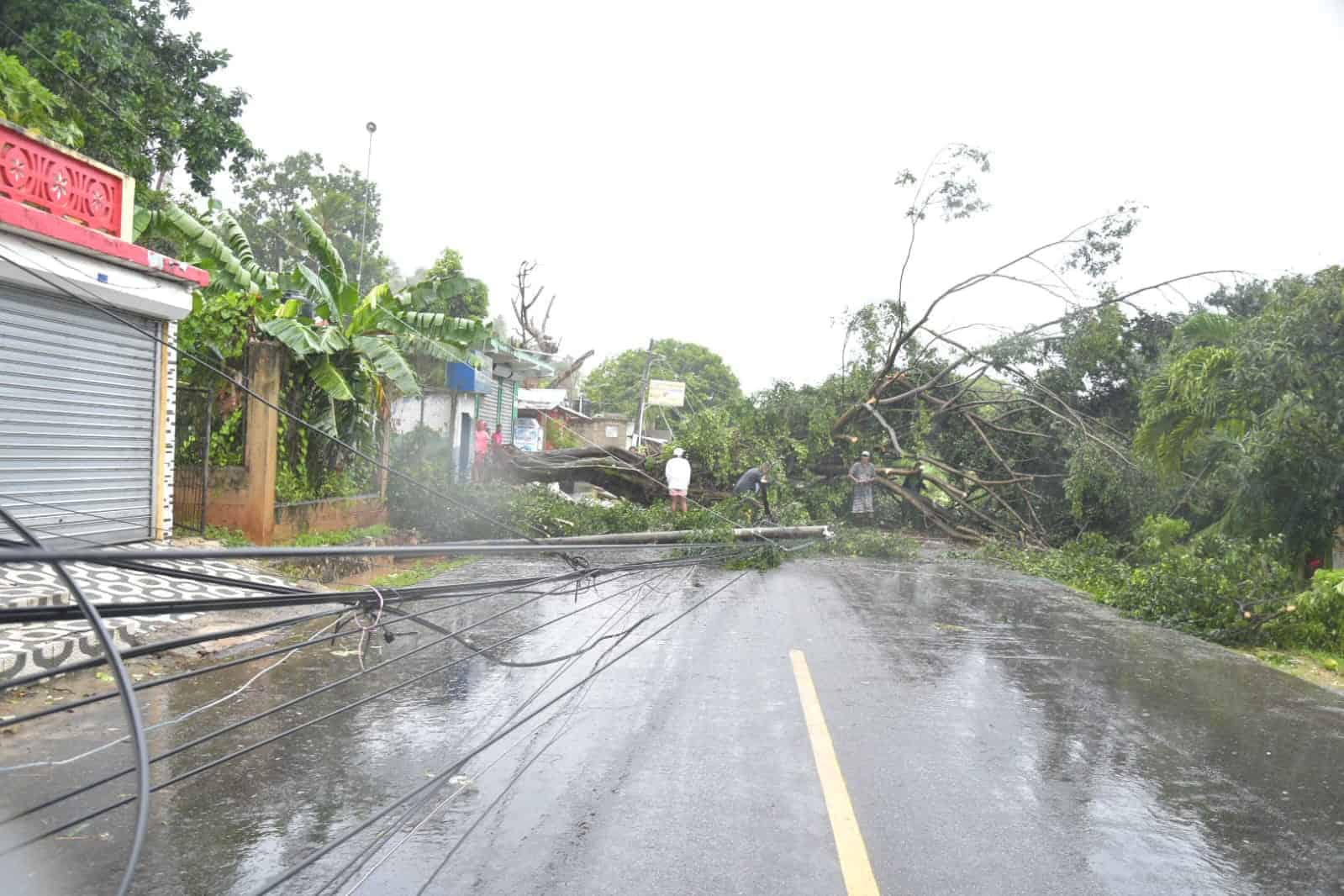 Efectos de Fiona en las zonas sureste y noreste de República Dominicana.