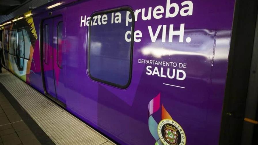 Lanzan campaña de prevención sobre el sida en el tren de Santurce en Puerto Rico