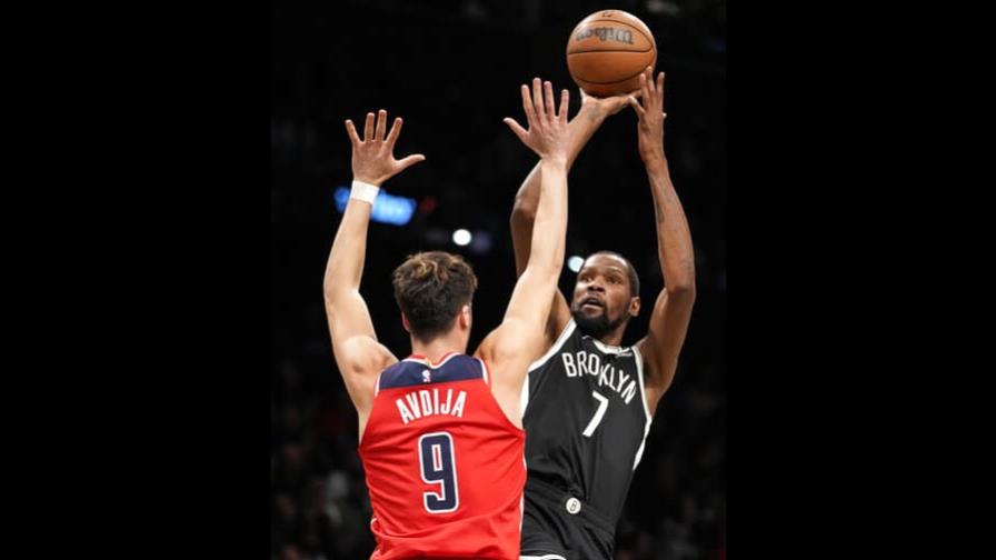 Nets vencen a Wizards, ligan tres triunfos seguidos