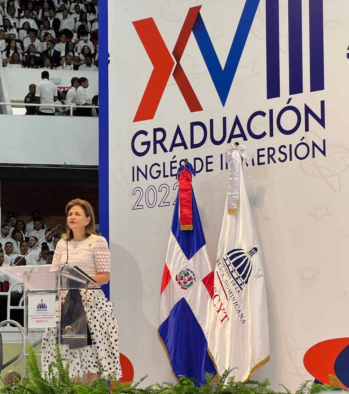 Vicepresidenta Raquel Peña. 