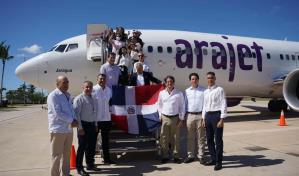 Arajet hace vuelo de reconocimiento a La Romana desde Bogotá