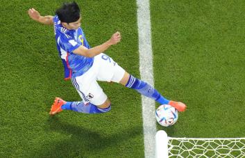 Foto de AP captura un momento clave antes del gol de Japón