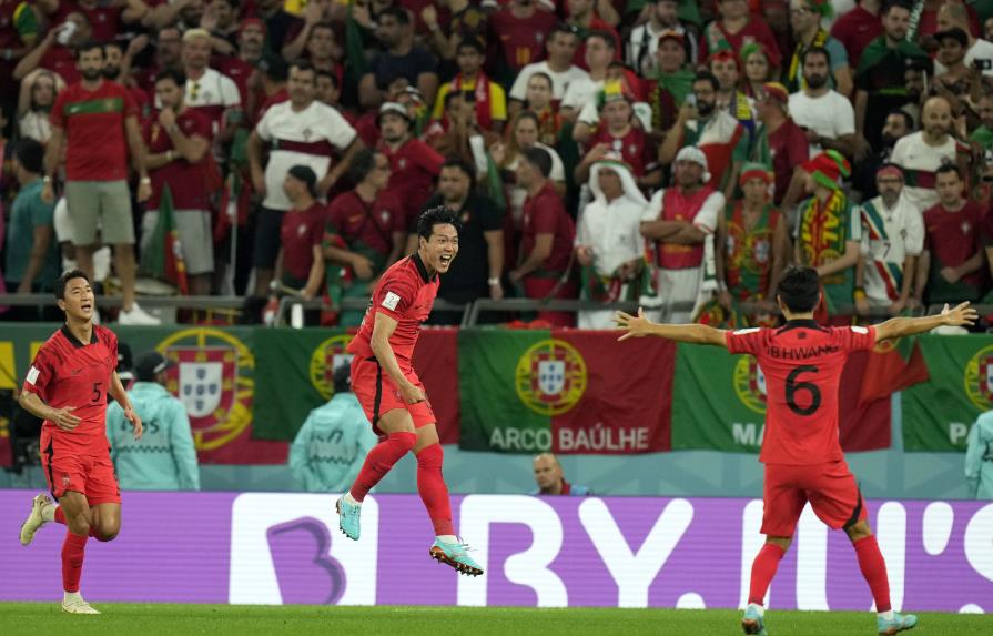 Surcorea vence a Portugal con gol en los descuentos