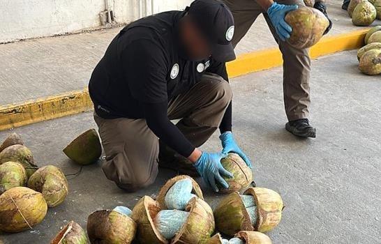 México decomisa 300 kilos de fentanilo en cocos cerca de frontera con EE.UU.