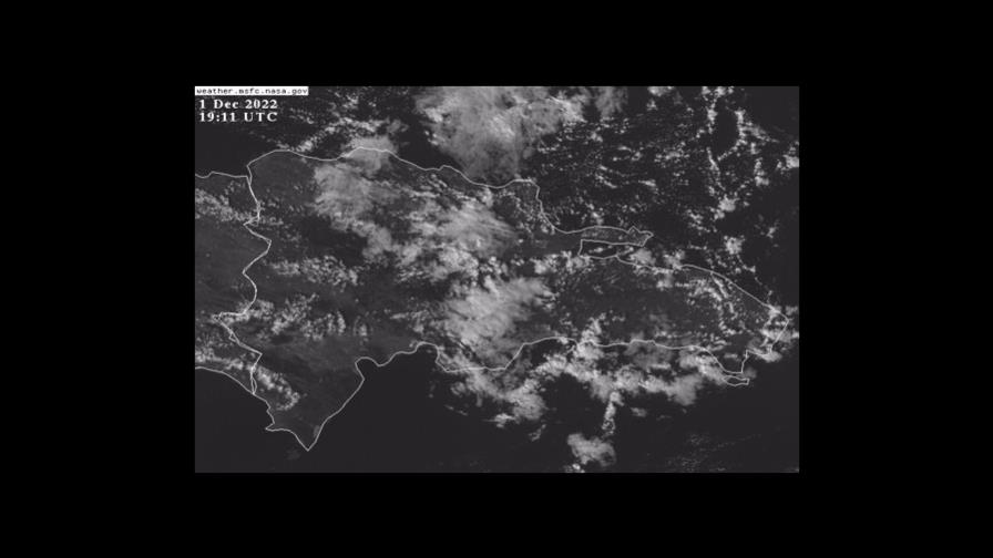 Lluvias dispersas sobre varias provincias este viernes por vaguada prefrontal