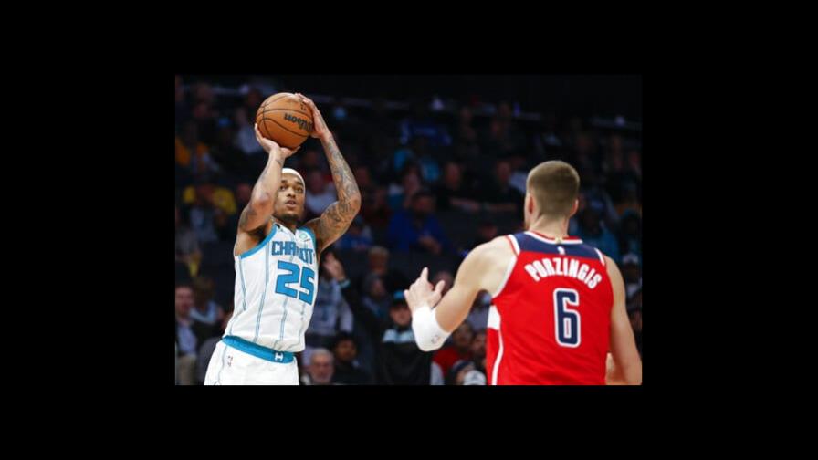Hornets aguantan para superar 117-116 a Wizards