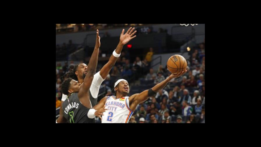 En un duelo físico, Thunder vence a los Timberwolves