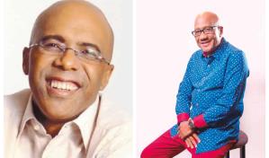 Ramón Orlando y Dioni Fernández, en un baile para despedir el año