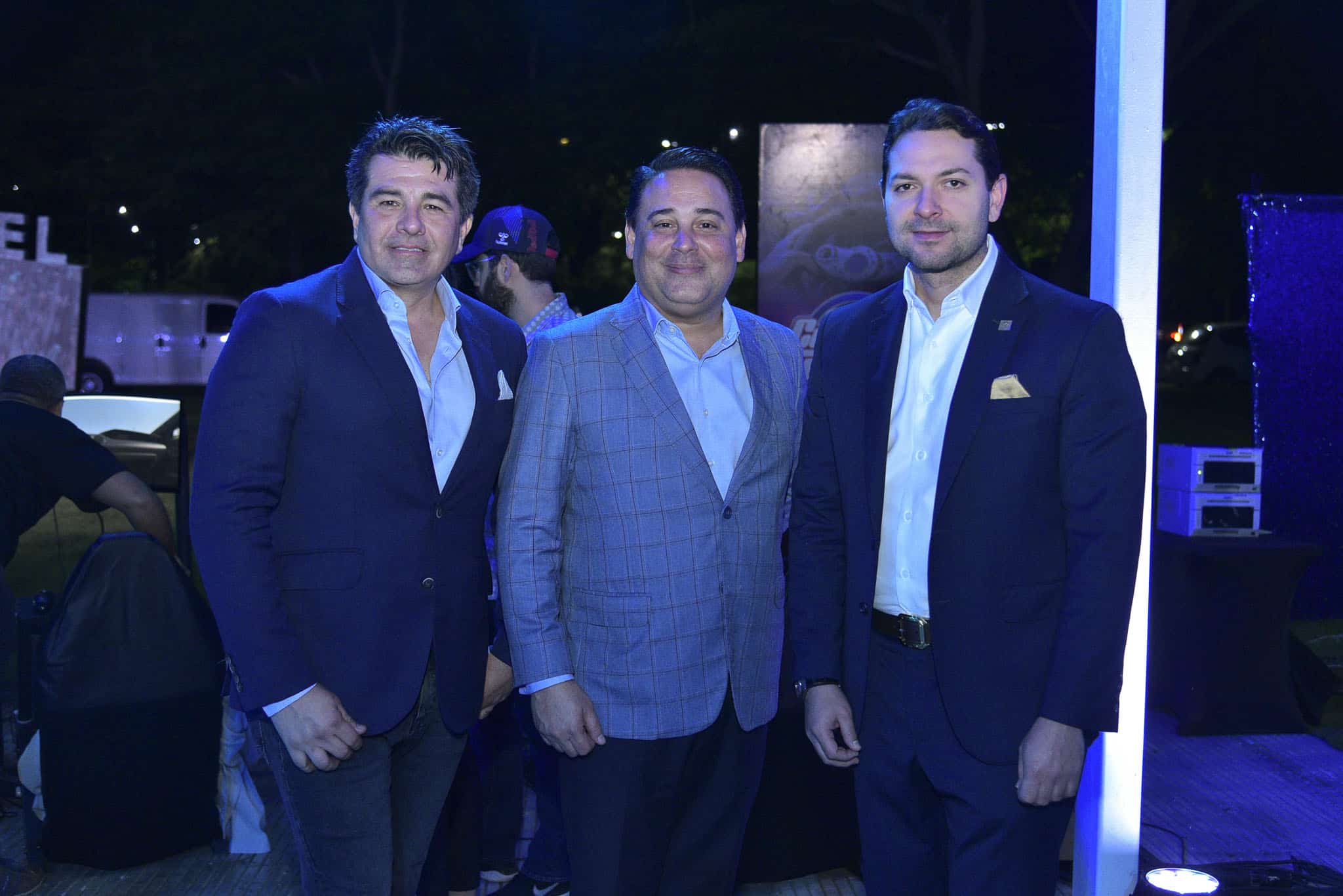 Juan Carlos Duque, Opinio Álvarez y Alan Hatkoff.